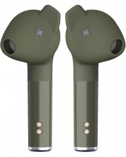 Безжични слушалки Defunc - TRUE PLUS, TWS, зелени -1