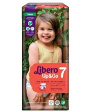 Бебешки пелени гащи Libero Up&Go – Jumbo 7, 30 броя -1