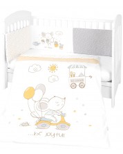 Бебешки спален комплект от 2 части KikkaBoo - Joyful Mice -1