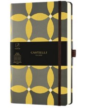 Бележник Castelli Oro - Circles, 13 x 21 cm, линиран