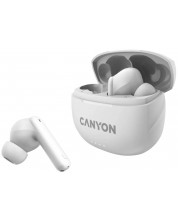 Безжични слушалки Canyon - TWS-8, бели -1