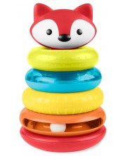 Бебешка играчка за нанизване Skip Hop Explore & More - Fox Stacker -1