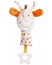 Бебешка държалка Амек Тойс - Жирафче, 17 cm