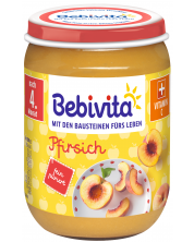 Плодово пюре Bebivita - Праскова, 190 g -1