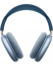 Безжични слушалки с микрофон Apple - AirPods Max, Sky Blue -1