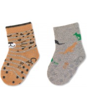 Бебешки чорапи за пълзене Sterntaler - 21/22 размер, 18-24 месеца, 2 чифта -1