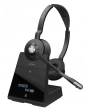 Безжични слушалки с микрофон Jabra - Engage 75 Stereo, черни