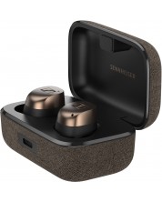 Безжични слушалки Sennheiser - MOMENTUM True Wireless 4, ANC, Black Copper -1