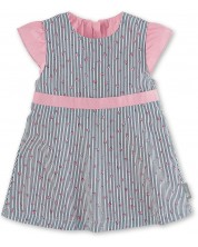 Бебешка рокля с UV 30+ защита Sterntaler - На райе, 74 cm, 6-9 месеца