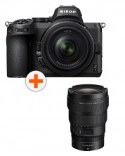 Фотоапарат Nikon Z5 + обектив Nikon Z 24-50mm f/4-6.3 + Обектив Nikon Nikkor Z 24-70mm f/2.8 S -1