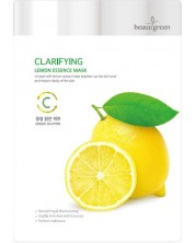 BeauuGreen Clarifying Маска за лице с екстракт от лимон, 23 ml
