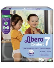 Бебешки пелени Libero Comfort - Размер 7 XL, 16-26 kg, 38 броя -1