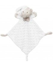 Бебешка играчка за гушкане Interbaby - Doudou, мече, бяла