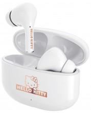 Безжични слушалки OTL Technologies - Core Hello Kitty, TWS, бели -1
