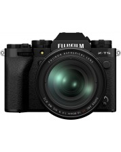 Безогледален фотоапарат Fujifilm - X-T5, 16-80mm, Black -1