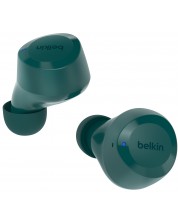Безжични слушалки Belkin - SoundForm Bolt, TWS, зелени