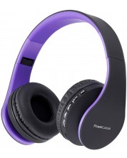 Безжични слушалки PowerLocus - P1, лилави -1