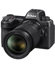 Безогледален фотоапарат Nikon - Z6 III, Nikkor Z 24-70 mm, f/4 S, черен