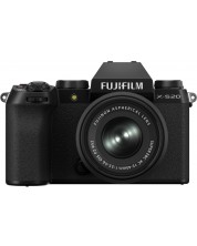 Безогледален фотоапарат Fujifilm - X-S20, XC 15-45mm, f/3.5-5.6 OIS PZ -1
