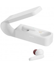 Безжични слушалки с микрофон Hama - Spirit Pocket, ТWS, бели