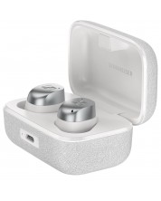 Безжични слушалки Sennheiser - MOMENTUM True Wireless 4, ANC, White Silver -1