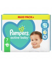 Бебешки пелени Pampers - Active Baby 7, 40 броя