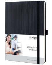 Бележник Sigel Conceptum - А5, черен -1
