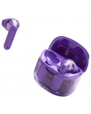 Безжични слушалки JBL - Tune Flex Ghost Edition, TWS, ANC, Purple Ghost -1