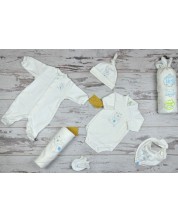Бебешки комплект For Babies - Мече, 6 части, 0-1 месеца -1