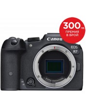 Безогледален фотоапарат Canon - EOS R7, Black -1