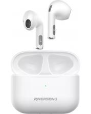 Безжични слушалки Riversong - Air Mini Pro, TWS, бели -1