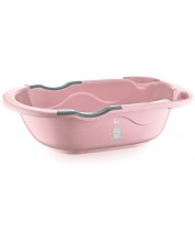 Бебешка вана за къпане BabyJem - Розова, 35 l