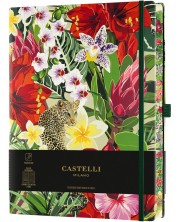 Бележник Castelli Eden - Leopard, 19 x 25 cm, линиран -1
