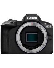 Безогледален фотоапарат Canon - EOS R50, 24.2MPx, черен -1