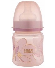 Бебешко антиколик шише Canpol babies - Easy Start, Gold, 120 ml, розово