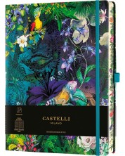Бележник Castelli Eden - Lily, 19 x 25 cm, линиран -1