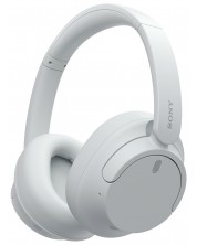 Безжични слушалки Sony - WH-CH720, ANC, бели -1