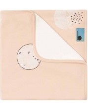 Бебешко памучно одеяло Baby Clic - Nuit Pink, 75 х 80 cm -1