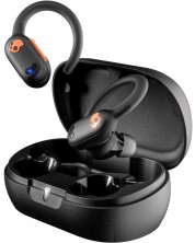 Безжични слушалки Skullcandy - Push Active, TWS, ANC, черни/оранжеви -1