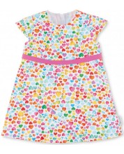 Бебешка рокля с UV 50+ защита Sterntaler - на сърчица, 68 cm, 5-6 месеца -1
