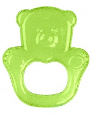 Бебешка гризалка Babyоno - Мече, зелена  -1