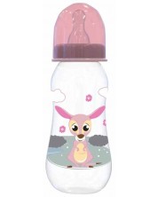 Бебешко шише Lorelli Baby Care - 250 ml, розово -1