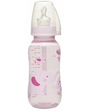 Бебешко шише NIP - Trendy, РР, Flow G, 6 м+, 250 ml