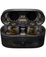 Безжични слушалки Audio-Technica - ATH-CKS30TW, TWS, ANC, прозрачни/черни -1