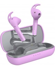Безжични слушалки Defunc - TRUE SPORT, TWS, розови -1