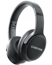 Безжични слушалки с микрофон Canyon - Headset OnRiff 4, черни -1