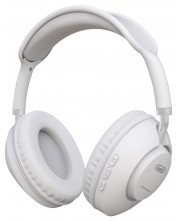 Безжични слушалки с микрофон Trevi - DJ 12E42 BT, бели
