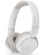 Безжични слушалки Philips - TAH3209WT/00, Bluetooth, бели -1