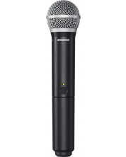 Безжичен микрофон Shure - BLX2/PG58, черен -1