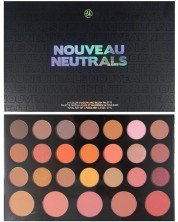 BH Cosmetics Палитра сенки и руж Neutral Nouveau, 26 цвята